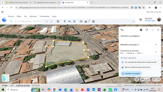 Terreno para Venda - Tatu�, Centro